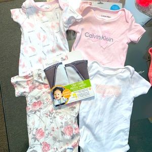 Baby bundle Calvin Klein, and other brands baby strap cover brand new